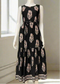 Summer Casual Printed Sleeveless Maxi Dress